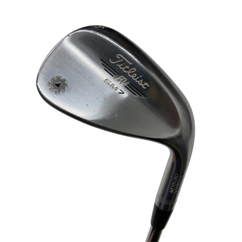 【中古】 タイトリスト VOKEY SPIN MILLED SM7 ツアークロム 56°/14°F ウェッジ WG Dynamic Gold (フレックスS) メンズ 男性用 右利き 右用 Cランク ゴルフクラブ