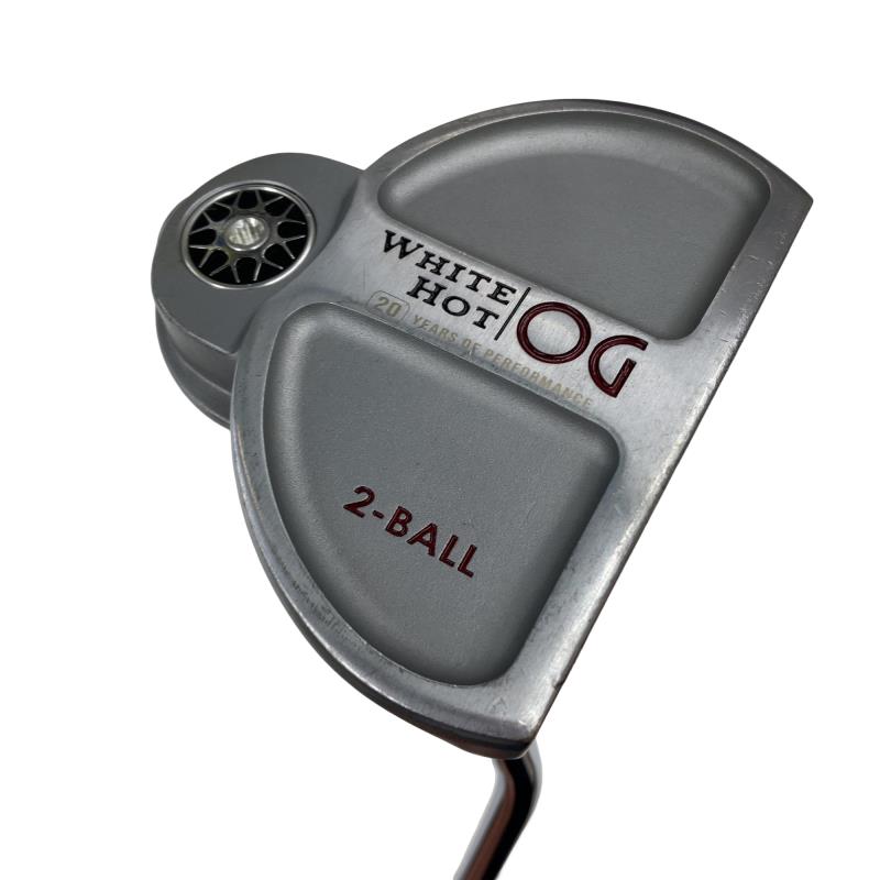 【中古】 オデッセイ WHITE HOT OG 2-BALL 34in パター PT スチール写真 (フレックス余分の物) メンズ 成人男性用 右利き 右用 C位置づける ゴルフ野球クラブ
