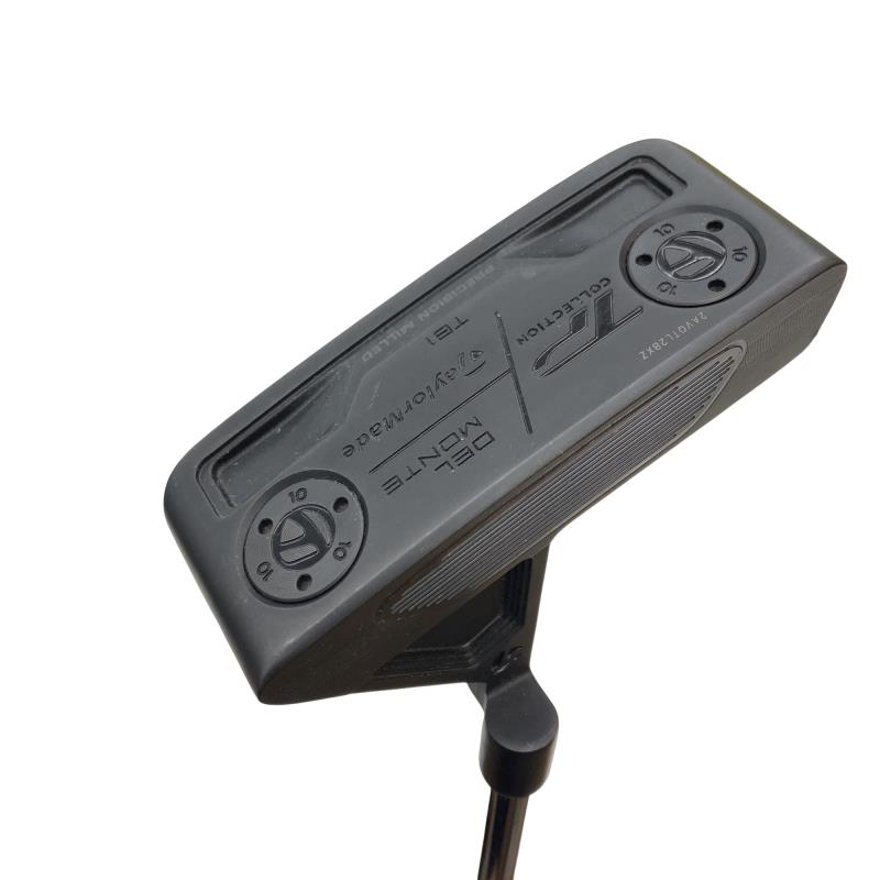 【中古】 仕立て屋お手伝いさん TP COLLECTION BLACK DEL MONTE 結核症1 34in パター PT スチール写真 (フレックス余分の物) メンズ 成人男性用 右利き 右用 C位置づける ゴルフ野球クラブ