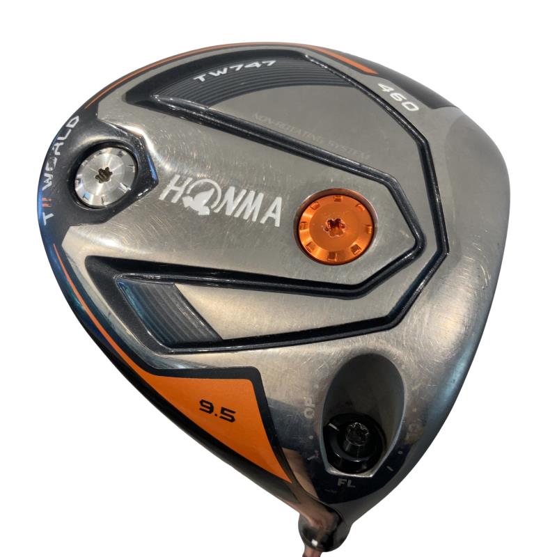 【中古】 本間ゴルフ TOUR WORLD TW747 460  9.5° １番ウッド DR VIZARD FD-6 (フレックスS) メンズ 成人男性用 右利き 右用 C位置づける ゴルフ野球クラブ