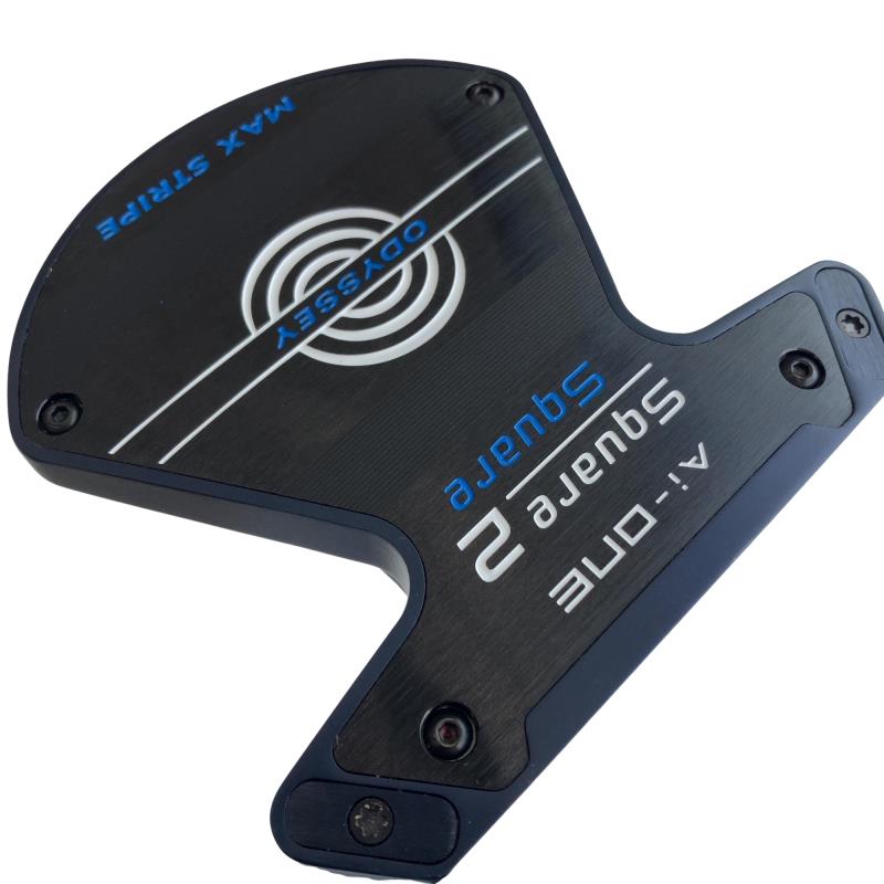 【中古】 オデッセイ Ai-ONE SQUARE 2 SQUARE MAX STRIPE 33in パター PT STROKE LAB 90 スチール写真 (フレックス余分の物) メンズ 成人男性用 右利き 右用 B序列付ける ゴルフ野球クラブ