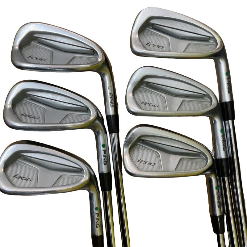 【中古】 ピン i200 6S アイアン書き割り IR PING AWT 2.0 LITE (フレックスS) メンズ 成人男性用 右利き 右用 C位置づける ゴルフ野球クラブ
