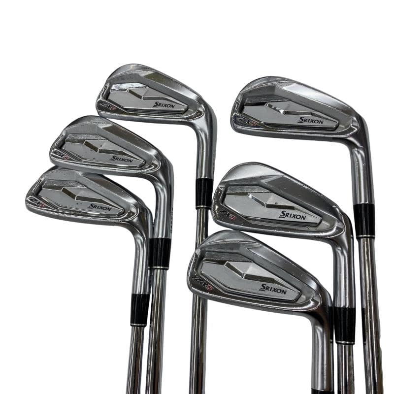 【中古】 ダンロップ SRIXON ZX5 6S アイアンセット IR 純正特注シャフト (フレックスS) メンズ 男性用 右利き 右用 Cランク ゴルフクラブ