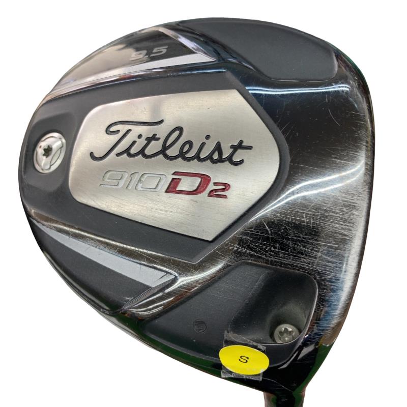 【中古】 タイトリスト 910 D2  9.5° １番ウッド DR ATTAS 3 6 (フレックスS) メンズ 成人男性用 右利き 右用 C序列付ける ゴルフ野球クラブ