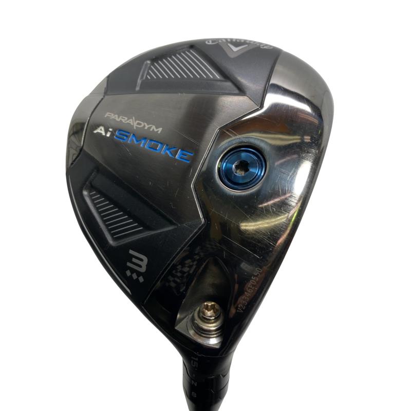 【中古】 キャロウェイ PARADYM Ai SMOKE ◆◆◆ 3W フェアウェイウッド FW TENSEI 60 for CW(Ai SMOKE FW) (フレックスS) メンズ 男性用 右利き 右用 Cランク ゴルフクラブ