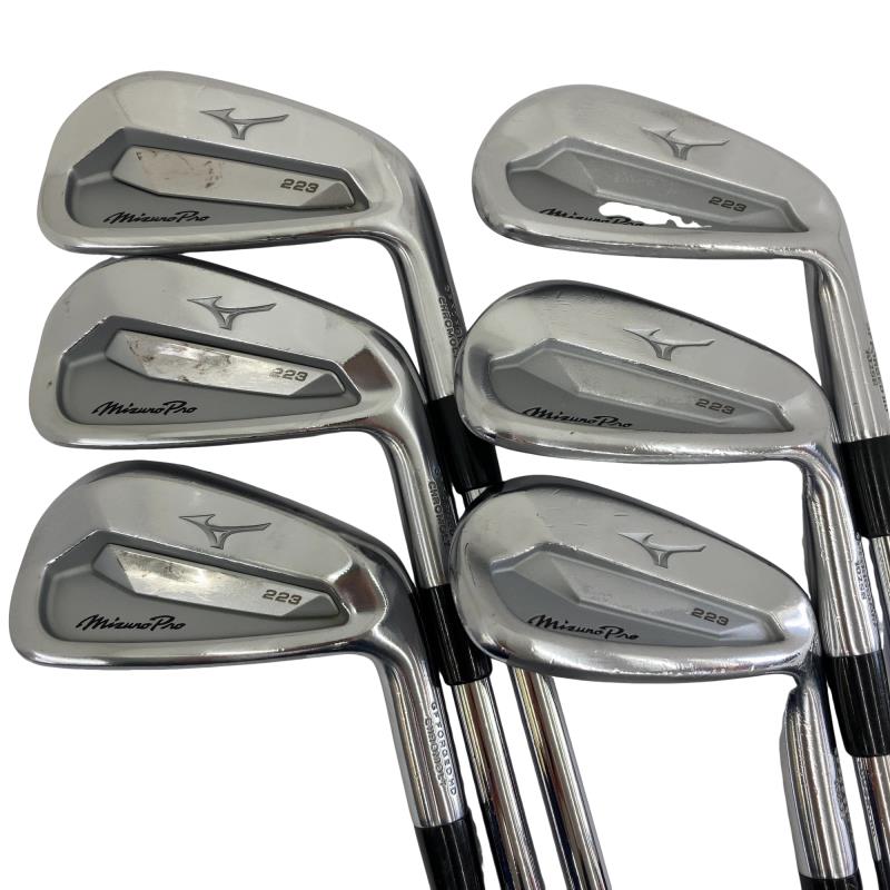 【中古】 ミズノ Mizuno Pro 223 6S アイアンセット IR 純正特注シャフト (フレックスS) メンズ 男性用 右利き 右用 Dランク ゴルフクラブ