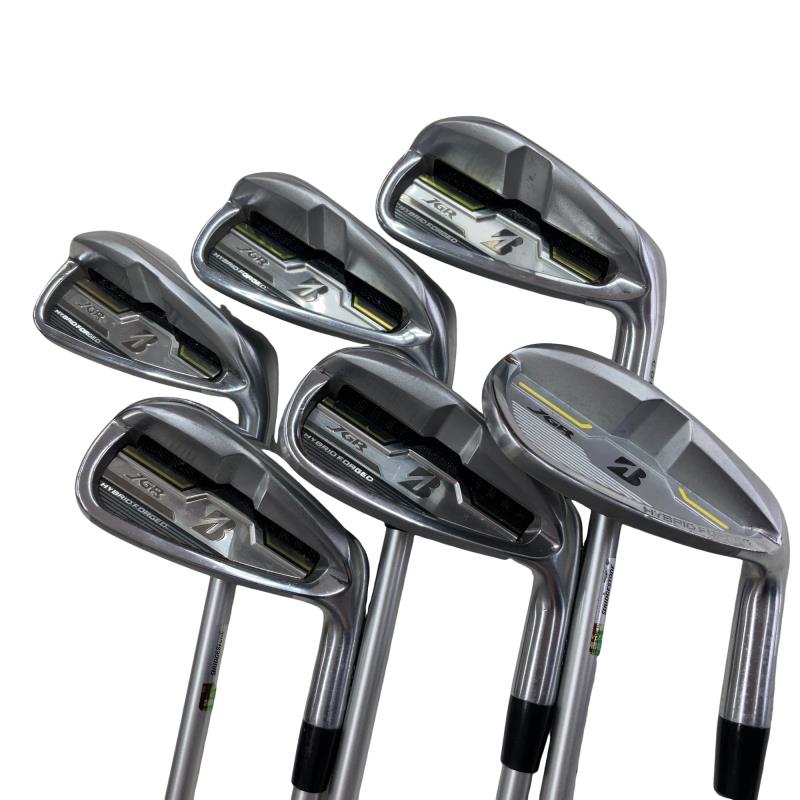 【中古】 ブリヂストン BRIDGESTONE JGR HYBRID FORGED 6S アイアン書き割り IR Air Speeder J J16-12I (フレックス余分の物) メンズ 成人男性用 右利き 右用 D位置づける ゴルフ野球クラブ