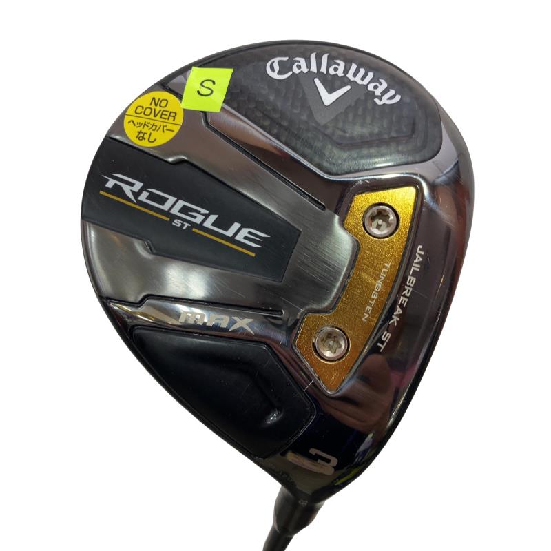 【中古】 キャロウェイ ROGUE ST MAX  3W フェアウェイウッド FW VENTUS 5 for CW(ROGUE ST FW) (フレックスS) メンズ 成人男性用 右利き 右用 D位置づける ゴルフ野球クラブ