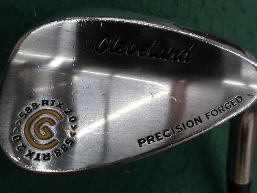 【中古】 クリーブランド Cleveland 588 RTX 2.0 PRECISION FORGED 56°/12° ウェッジ WG Dynamic Gold (フレックスS) メンズ 男性用 右利き 右用 Dランク ゴルフクラブ