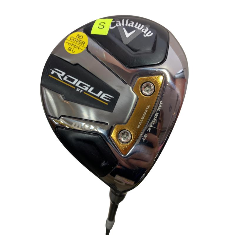 【中古】 キャロウェイ ROGUE ST MAX  5W フェアウェイウッド FW VENTUS 5 for CW(ROGUE ST FW) (フレックスS) メンズ 成人男性用 右利き 右用 C位置づける ゴルフ野球クラブ