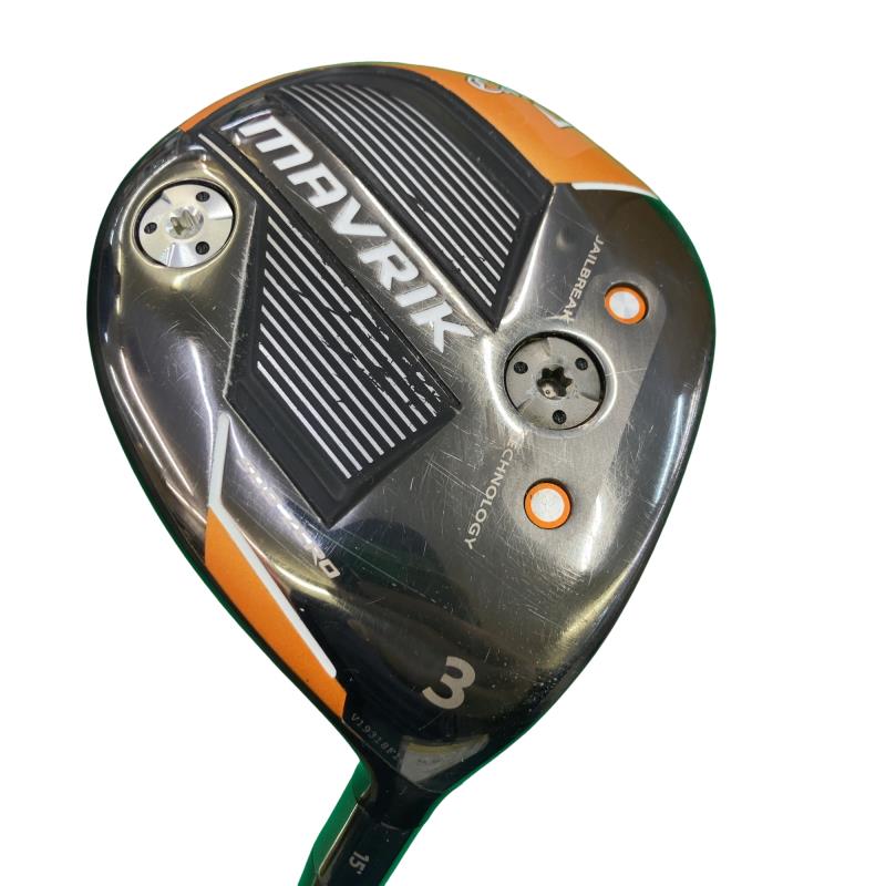 【中古】 キャロウェイ MAVRIK SUBZERO 3W フェアウェイウッド FW Tour AD SZ-5 TypeII(FW) (フレックスS) メンズ 男性用 右利き 右用 Cランク ゴルフクラブ