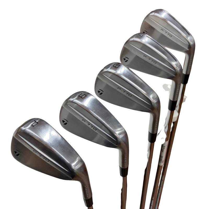 【中古】 テーラーメイド Taylor Made P・770(2024) 5S アイアンセット IR 純正特注シャフト (フレックスS) メンズ 男性用 右利き 右用 Cランク ゴルフクラブ