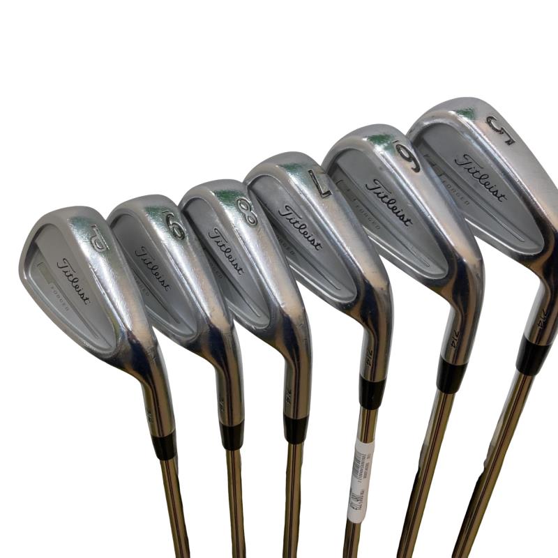 【中古】 タイトリスト Titleist CB 714 6S アイアンセット IR 純正特注シャフト (フレックスX) メンズ 男性用 右利き 右用 Dランク ゴルフクラブ