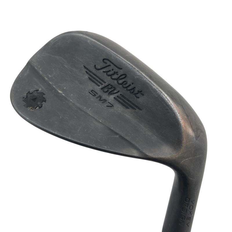 【中古】 タイトリスト VOKEY SPIN MILLED SM7 ジェットブラック 50°/08°F USA ウェッジ WG Dynamic Gold (フレックスその他) メンズ 男性用 右利き 右用 Cランク ゴルフクラブ