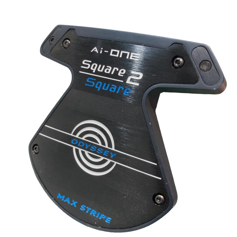 【中古】 オデッセイ Ai-ONE SQUARE 2 SQUARE MAX STRIPE 33インチ パター PT STROKE LAB 90 スチール (フレックスその他) メンズ 男性用 右利き 右用 Cランク ゴルフクラブ
