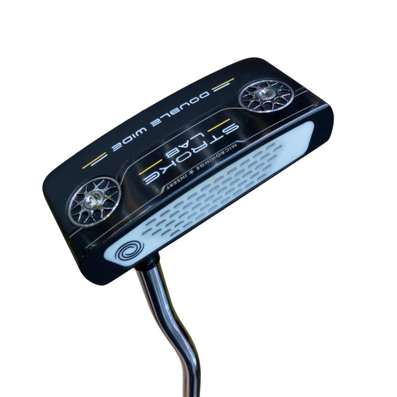 【中古】 オデッセイ STROKE LAB BLACK DOUBLE WIDE 34in パター PT STROKE LAB BLACK (フレックス余分の物) メンズ 成人男性用 右利き 右用 C位置づける ゴルフ野球クラブ