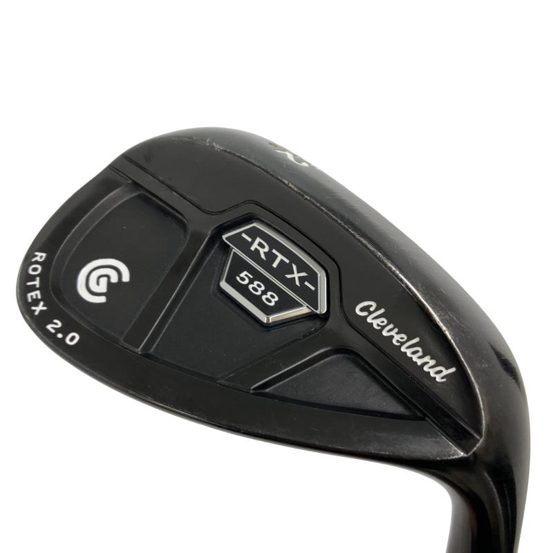 【中古】 クリーブランド Cleveland 588 RTX キャビティバック ブラックパール 52°/10° ウェッジ WG Dynamic Gold (フレックスS) メンズ 男性用 右利き 右用 Cランク ゴルフクラブ