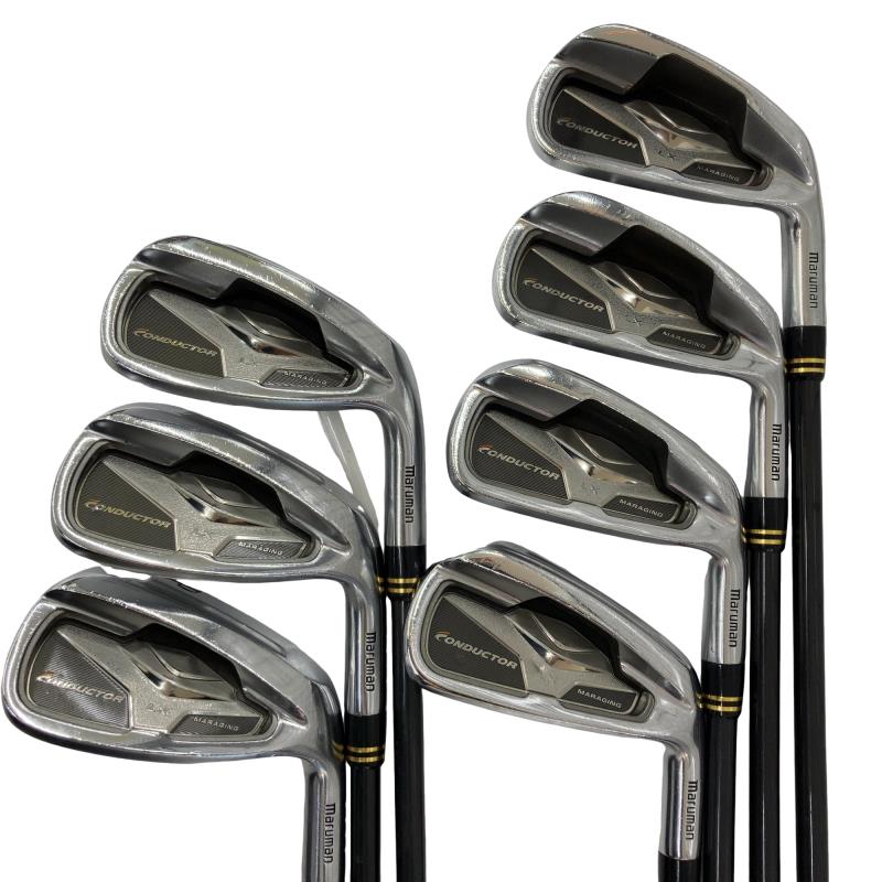 【中古】 マジェスティゴルフ(旧マルマン) Conductor LX MARAGING 8S アイアンセット IR POWERTRANS X 115i (フレックスR) メンズ 男性用 右利き 右用 Cランク ゴルフクラブ