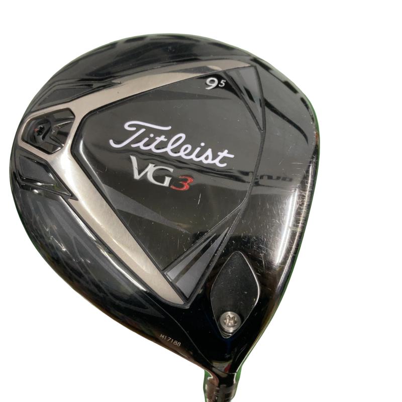 【中古】 タイトリスト Titleist VG3(2018)  9.5° １番ウッド DR Titleist VG60(2018) (フレックスS) メンズ 成人男性用 右利き 右用 C位置づける ゴルフ野球クラブ