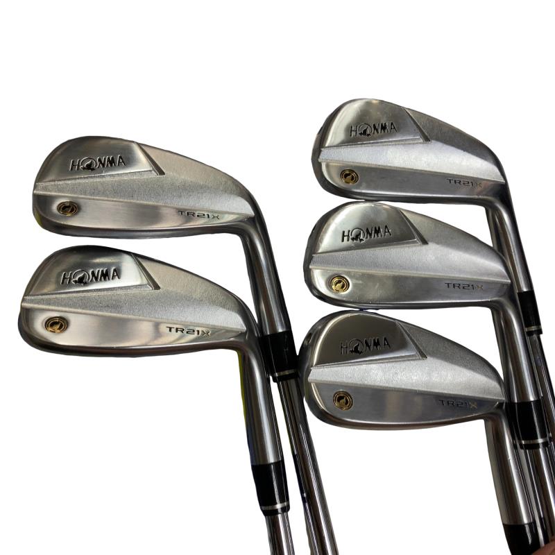 【中古】 本間ゴルフ TOUR WORLD TR21X 5S アイアンセット IR NS PRO 950GH neo (フレックスS) メンズ 男性用 右利き 右用 Cランク ゴルフクラブ