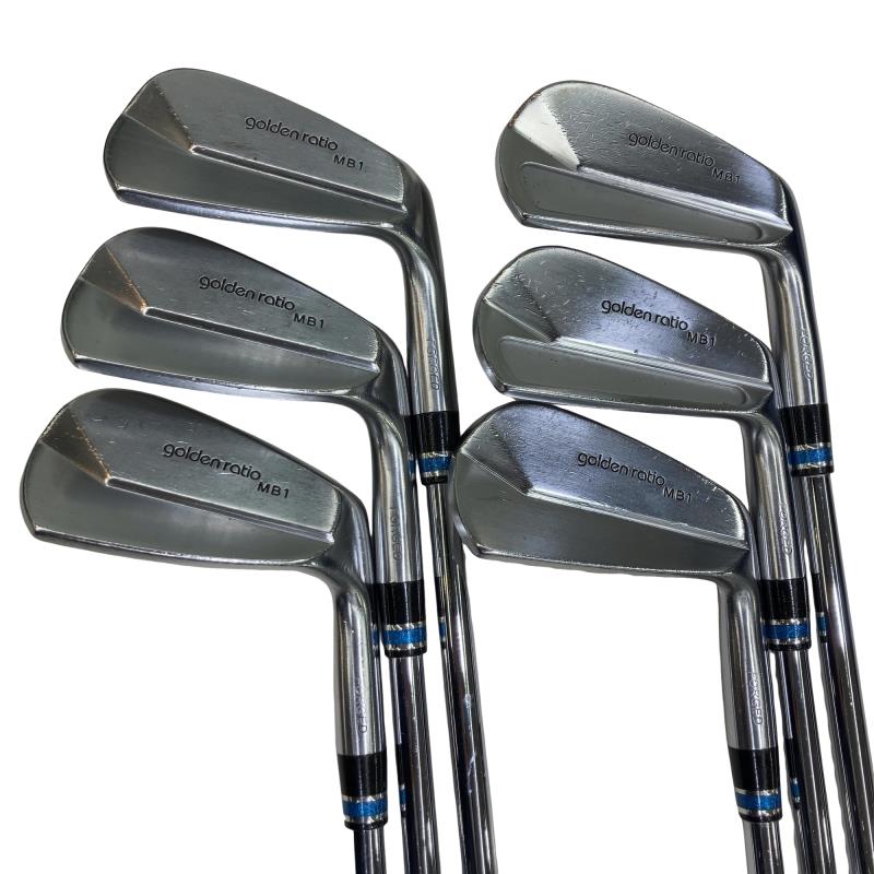 【中古】 特価メーカー golden ratio MB1 6S アイアンセット IR リシャフト (フレックスその他) メンズ 男性用 右利き 右用 Cランク ゴルフクラブ