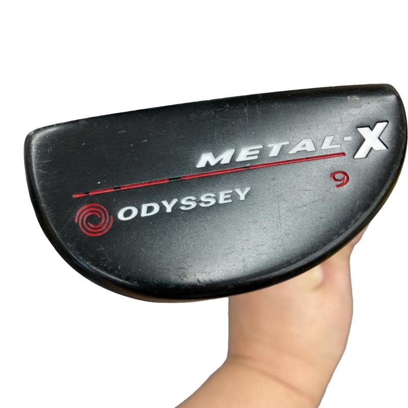 【中古】 オデッセイ METAL-X #9 33インチ パター PT スチール (フレックスその他) メンズ 男性用 右利き 右用 Cランク ゴルフクラブ