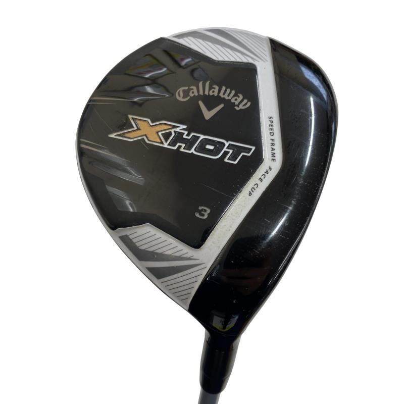【中古】 キャロウェイ X HOT 3W フェアウェイウッド FW X HOT 55W(フェアウェイウッド) (フレックスSR) メンズ 男性用 右利き 右用 Cランク ゴルフクラブ