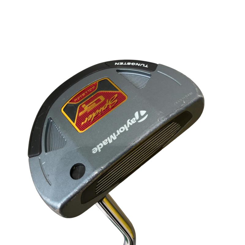 【中古】 テーラーメイド Spider GT ROLLBACK SILVER/BLACK シングルベンド 34インチ パター PT スチール (フレックスその他) メンズ 男性用 右利き 右用 Cランク ゴルフクラブ