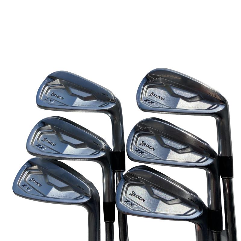 【中古】 ダンロップ SRIXON ZX7 Mk II 6S アイアンセット IR NS PRO MODUS3 TOUR120 (フレックスS) メンズ 男性用 右利き 右用 Cランク ゴルフクラブ