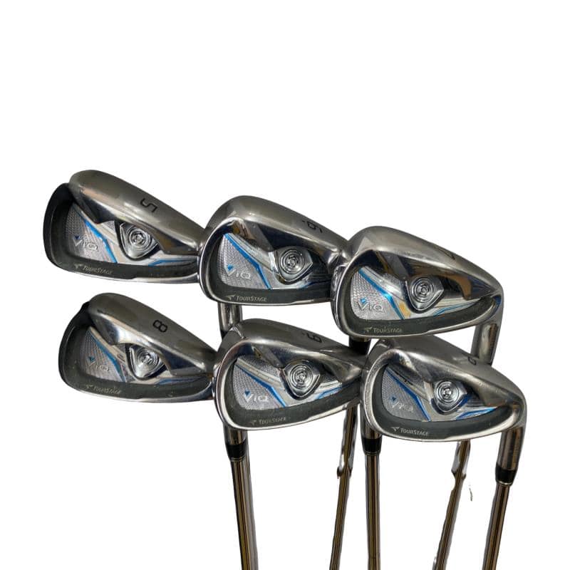 【中古】 ブリヂストン TOURSTAGE ViQ(2010) 6S アイアンセット IR GS 85 (フレックスS) メンズ 男性用 右利き 右用 Cランク ゴルフクラブ|ゴルフパートナー 中古クラブ店
