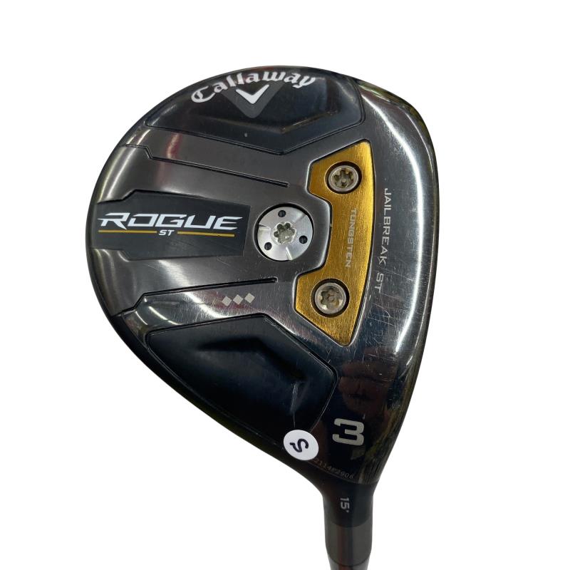 【中古】 キャロウェイ ROGUE ST ◆◆◆ 3W フェアウェイウッド FW 純正特注シャフト (フレックスS) メンズ 男性用 右利き 右用 Cランク ゴルフクラブ｜ゴルフパートナー 中古クラブ店