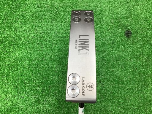 【中古】 L.A.B.GOLF L.A.B.GOLF LINK.1 34in パター PT スチール写真 (フレックス余分の物) メンズ 成人男性用 右利き 右用 C序列付ける ゴルフ野球クラブ