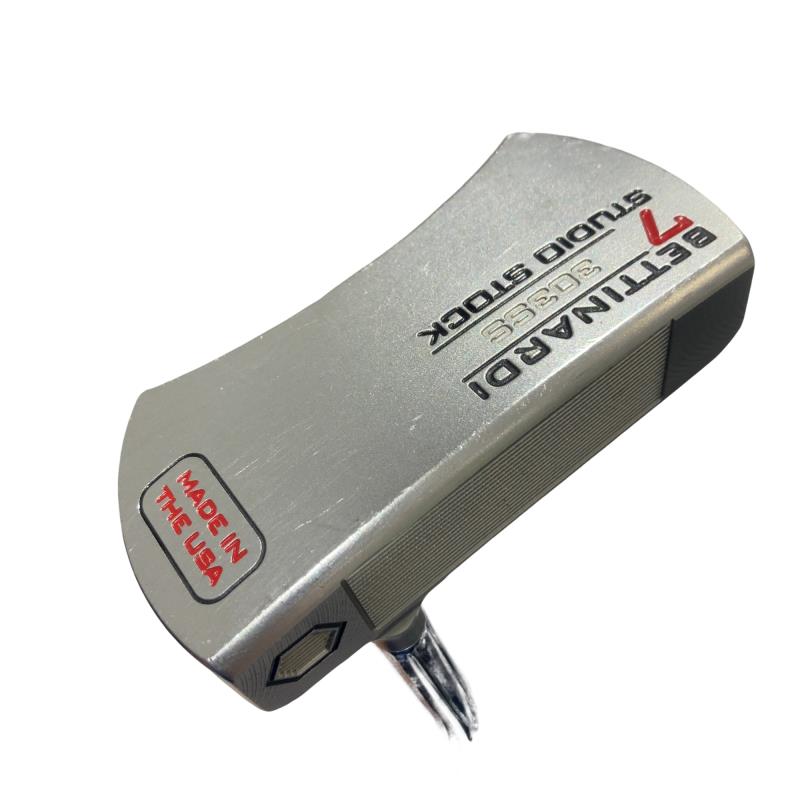 【中古】 ベティナルディ BETTINARDI STUDIO STOCK 7(2021) 34in パター PT スチール写真 (フレックス余分の物) メンズ 成人男性用 右利き 右用 C価値づける ゴルフ野球クラブ