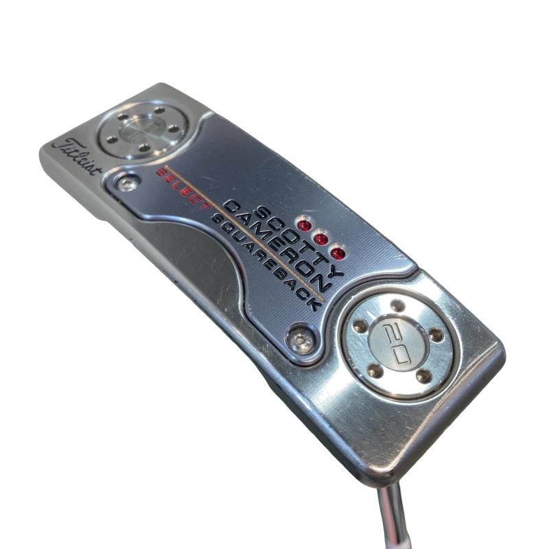 【中古】 タイトリスト SCOTTY CAMERON select SQUAREBACK(2018) 33インチ パター PT スチール (フレックスその他) メンズ 男性用 右利き 右用 Cランク ゴルフクラブ｜ゴルフパートナー 中古クラブ店