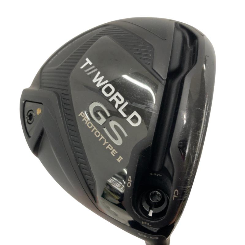 【中古】 本間ゴルフ TOUR WORLD GS PROTOTYPE II 9.5° １番ウッド DR VIZARD FZ-6 (フレックスS) メンズ 成人男性用 右利き 右用 C位置づける ゴルフ野球クラブ