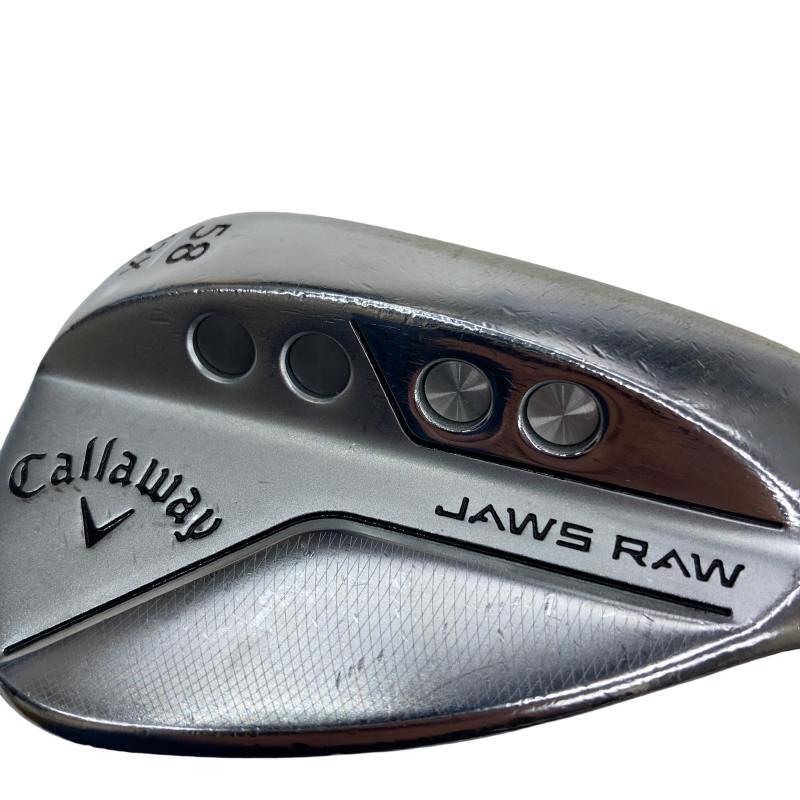 【中古】 キャロウェイ JAWS RAW クロムメッキ 58°/12°X ウェッジ WG NS PRO 950GH neo (フレックスS) メンズ 男性用 右利き 右用 Cランク ゴルフクラブ