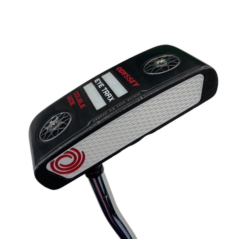 【中古】 オデッセイ EYE TRAX DOUBLE WIDE 34in パター PT スチール写真 (フレックス余分の物) メンズ 成人男性用 右利き 右用 C序列付ける ゴルフ野球クラブ