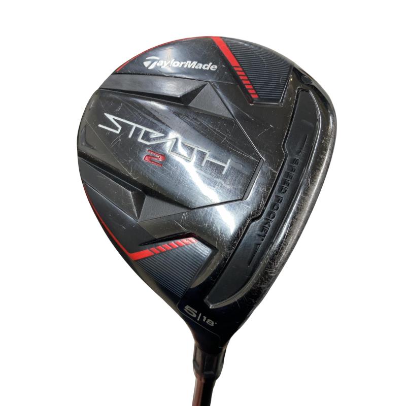 【中古】 テーラーメイド STEALTH2 5W フェアウェイウッド FW Tour AD CQ-6 (フレックスS) メンズ 男性用 右利き 右用 Cランク ゴルフクラブ