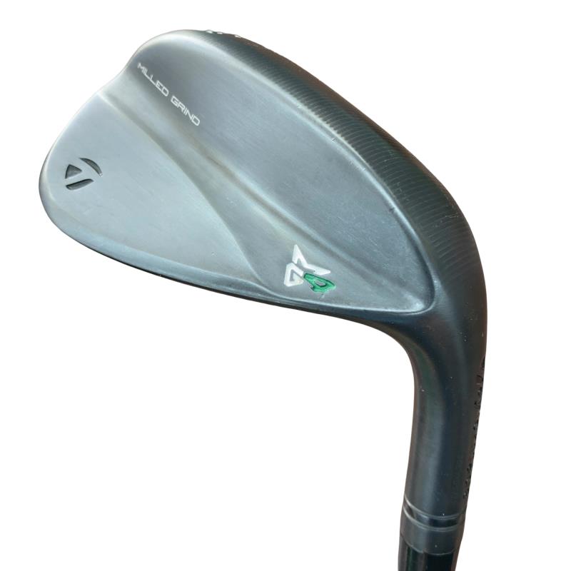 【中古】 テーラーメイド Taylor Made MILLED GRIND 4(ブラック) 52°/09° ウェッジ WG 純正特注シャフト (フレックスS) メンズ 男性用 右利き 右用 Cランク ゴルフクラブ