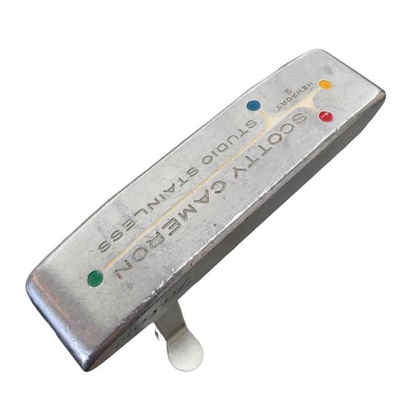 【中古】 タイトリスト SCOTTY CAMERON STUDIO STAINLESS NEWPORT 2 35インチ パター PT スチール (フレックスその他) メンズ 男性用 右利き 右用 Dランク ゴルフクラブ｜ゴルフパートナー 中古クラブ店