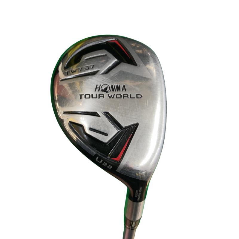 【中古】 本間ゴルフ TOUR WORLD TW737 22° ありがた味 UT VIZARD IN-U65 (フレックス余分の物) メンズ 成人男性用 右利き 右用 C位置付ける ゴルフ野球クラブ ユーティリティ-メンズクラブ-ゴルフ