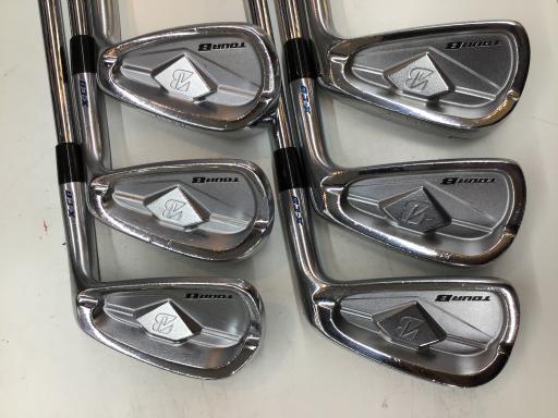 【中古】 ブリヂストン TOUR B X-CB(2018) 6S アイアン仕掛ける IR NS PRO MODUS3 TOUR120 (フレックスS) メンズ 成人男性用 右利き 右用 D序列付ける ゴルフ野球クラブ