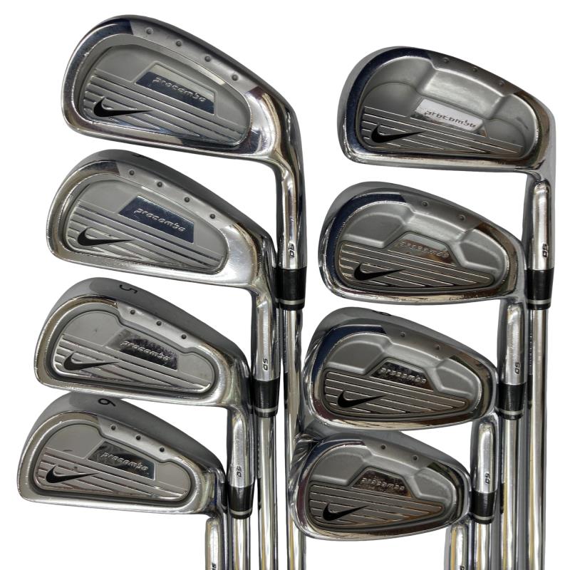 【中古】 ナイキ PRO COMBO OS 8S アイアンセット IR Dynamic Gold (フレックスS) メンズ 男性用 右利き 右用 Dランク ゴルフクラブ