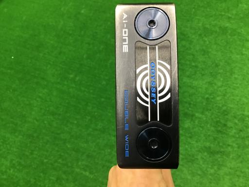 【中古】 オデッセイ Ai-ONE DOUBLE WIDE CH 34in パター PT STROKE LAB 90 スチール写真 (フレックス余分の物) メンズ 成人男性用 右利き 右用 C位置付ける ゴルフ野球クラブ メンズクラブ-パター-クラブ