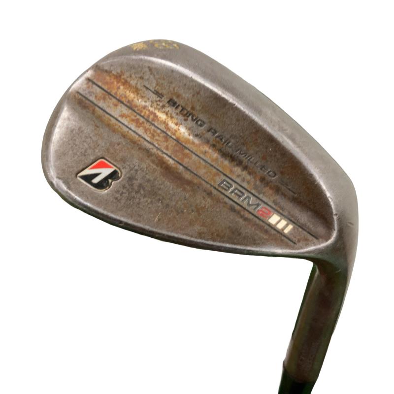【中古】 ブリヂストン BRIDGESTONE BRM2 否メッキ 58°/08°M ウェッジ WG リシャフト (フレックス余分の物) メンズ 成人男性用 右利き 右用 C位置づける ゴルフ野球クラブ
