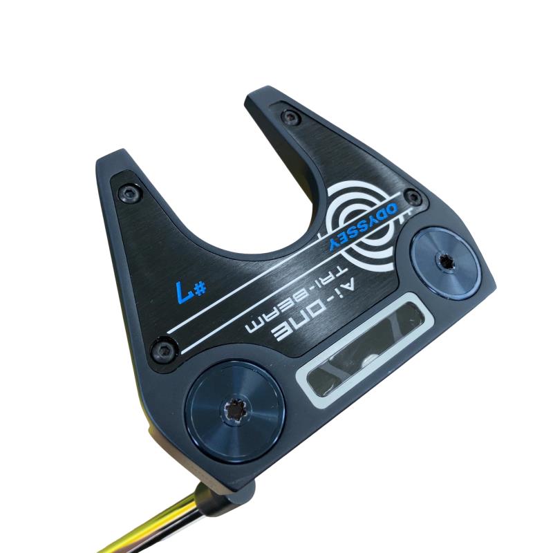 【中古】 オデッセイ Ai-ONE TRI-BEAM #7 34in パター PT STROKE LAB 90 スチール写真 (フレックス余分の物) メンズ 成人男性用 右利き 右用 B位置づける ゴルフ野球クラブ