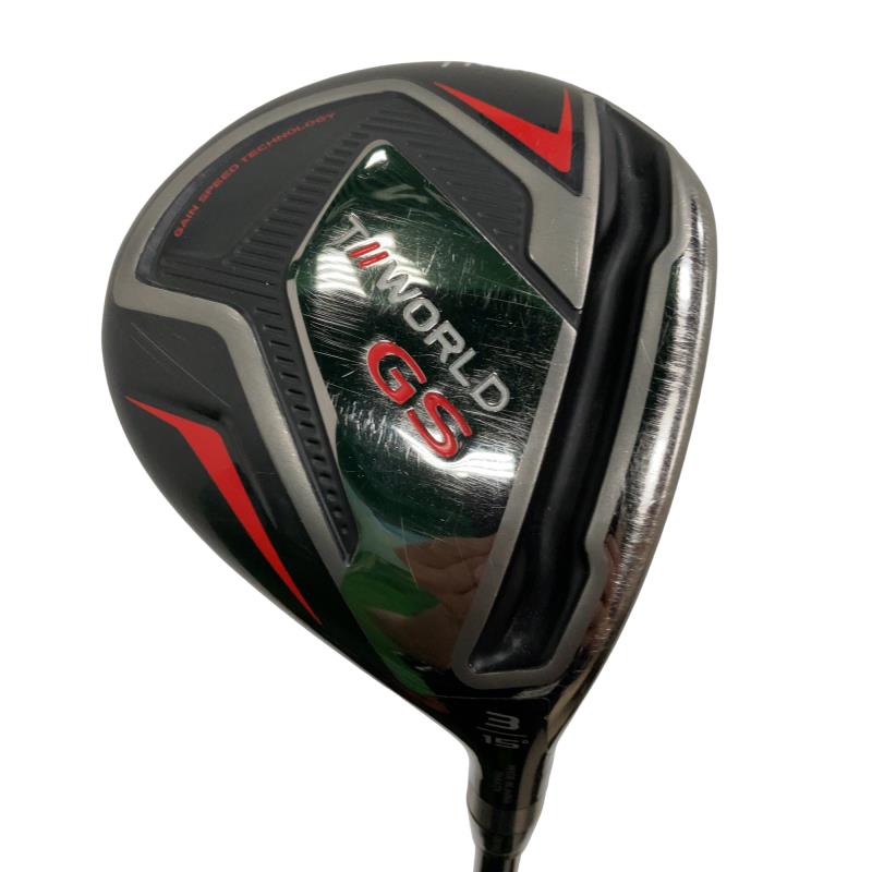 【中古】 本間ゴルフ TOUR WORLD GS 3W(15°) フェアウェイウッド FW SPEED TUNED 48 (フレックスS) メンズ 成人男性用 右利き 右用 C価値づける ゴルフ野球クラブ