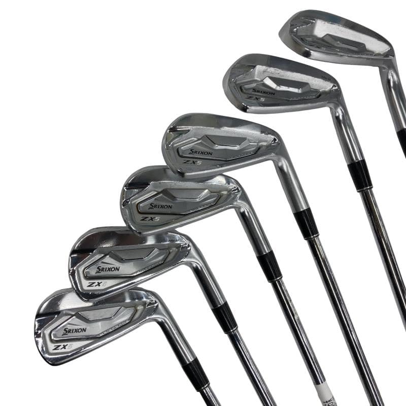 【中古】 ダンロップ SRIXON ZX5 Mk II 6S アイアンセット IR NS PRO 950GH neo DST (フレックスS) メンズ 男性用 右利き 右用 Cランク ゴルフクラブ