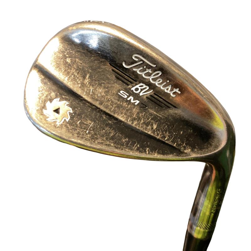 【中古】 タイトリスト VOKEY SPIN MILLED SM7 ブラッシュドスチール 52°/12°F ウェッジ WG Dynamic Gold (フレックスS) メンズ 成人男性用 右利き 右用 C序列付ける ゴルフ野球クラブ