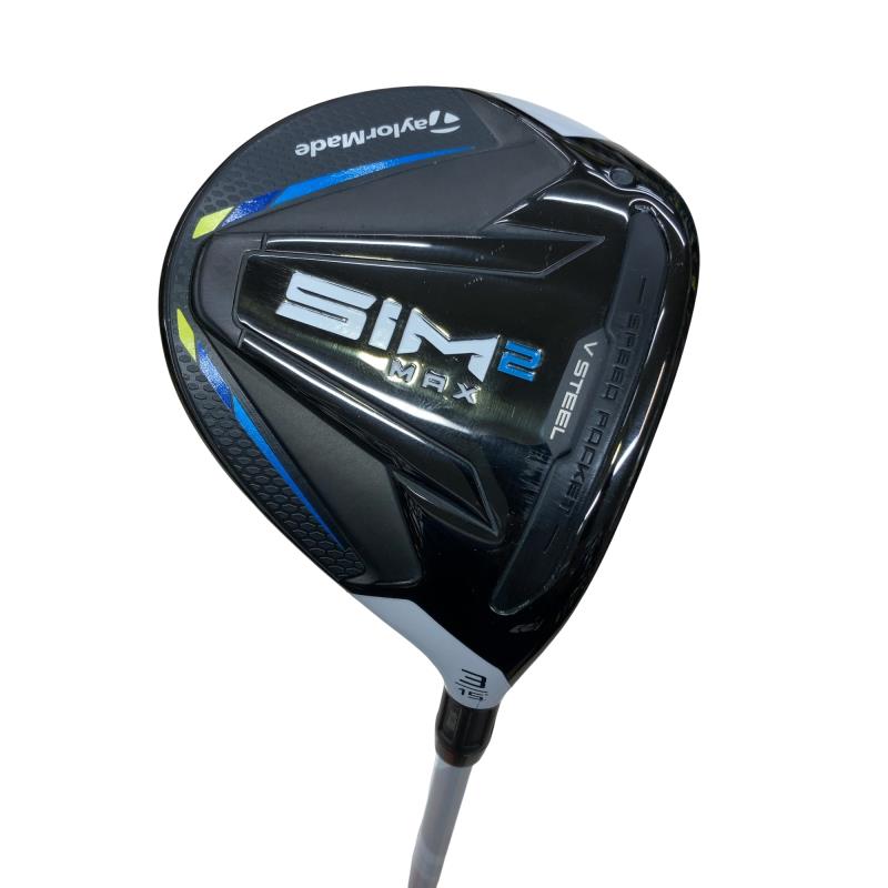【中古】 テーラーメイド SIM2 MAX 3W フェアウェイウッド FW Speeder 661 EVOLUTION VII (フレックスS) メンズ 男性用 右利き 右用 Cランク ゴルフクラブ